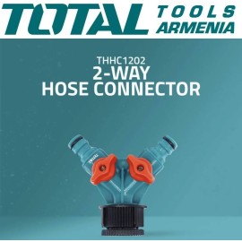 2-way hose connector
